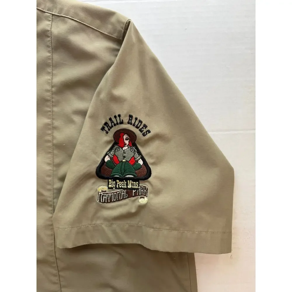 Disneyland Resort Ranger Rabbit Trail Rides Cast Member Shirt Jessica Rabbit XL - Picture 4 of 13